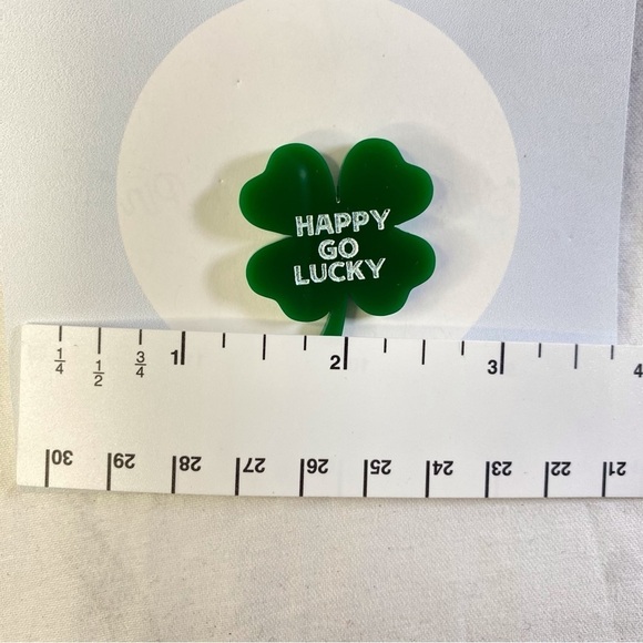 6 for$20♥️Good Luck Shamrock Pin. BNWT ready for the occasion ☘️ - Picture 3 of 3